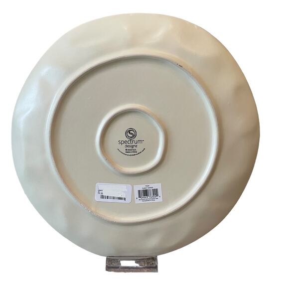 SPECTRUM DESIGNZ Thanksgiving Turkey Dinner Plates 11in Set of 4 NEW - Picture 9 of 11